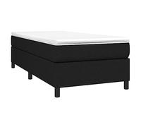 vidaXL Estructura de Cama con Somier, Somier Individual de Listones, Base de Cama Tapizada, Mueble para Dormitorio Hogar, Tela Gris Claro 100x200 cm
