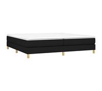 vidaXL Estructura de Cama, Somier de Matrimonio de Listones, Base de Cama Tapizada, Mueble para Dormitorio Hogar, Tela Gris Claro 200x200 cm