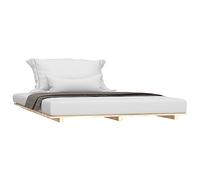 vidaXL Estructura de Cama de Madera Maciza de Pino 140x190 cm