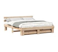 vidaXL Estructura de Cama de Pino 180 x 200 cm, Cama Minimalista para Mascotas, Plegable y Rectangular, Superficie Suave, Material sin alérgenos, Espacio cómodo
