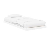 vidaXL Estructura de Cama de Suelo 100 x 200 cm Madera de ingeniería, Cama Rectangular Elegante, Madera Resistente, diseño Moderno, Ideal para Ahorrar Espacio en el Dormitorio