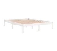 vidaXL Estructura de Cama Dormitorio Habitación Muebles Mobiliario Cuarto Descanso Robusta Duradera Pequeña Doble UK 120x190 cm Madera Pino
