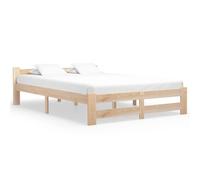 vidaXL Estructura de Cama Dormitorio Marco Sala Salón Estar Adorno Decoración Habitación Soporte Casa Hogar Madera Maciza de Pino 120x200 cm