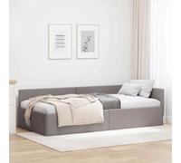 vidaXL Estructura de cama esquinera ajustable - Decoración elegante y funcional para el dormitorio