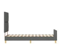 Cama vidaXL gris 80 x 200 cm textil