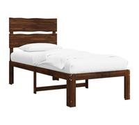 vidaXL Estructura de Cama Individual con Cabecera Rostock