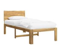 vidaXL Estructura de Cama Individual con Cabecera Rostock Blanco