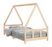 vidaXL Estructura de Cama Infantil Madera Maciza de Pino 90x190 cm