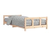 vidaXL Estructura de Cama Infantil Madera Maciza de Pino 90x190 cm, Cama Infantil, Cama para niños, Estructura de Cama para niños pequeños