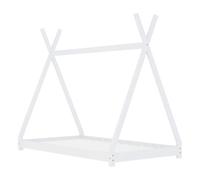 vidaXL Estructura de Cama Infantil Mueble para Habitación Dormir Cuarto de Niños Blanco 70x140 cm Madera Maciza de Pino