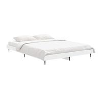 vidaXL Estructura de Cama Madera de ingeniería Blanca 140x190 cm