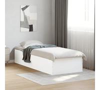 vidaXL Estructura de Cama Madera de ingeniería Blanca 90x190 cm