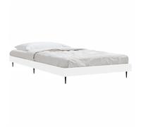 vidaXL Estructura de Cama Madera de ingeniería Blanca 90x200 cm
