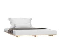 vidaXL Estructura de Cama Madera Maciza de Pino 150x200 cm, Estructura de Cama de Madera, Cama, armazón de Cama, Cama de Madera, Marco de Cama