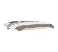 vidaXL Estructura de Cama Madera Maciza de Pino 180x200 cm, Cama, Muebles de Dormitorio, Cama de Madera, Cama Doble, Estructura de Cama de Madera
