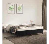 vidaXL Estructura de Cama Matrimonial Somier Tapizado Dormitorio Habitación Muebles Mobiliario Cuarto Descanso de Terciopelo Gris Claro 180x200 cm