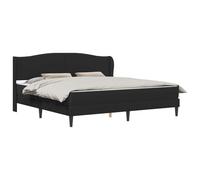 vidaXL Estructura de Cama Negro 180 x 200 cm Cuero sintético
