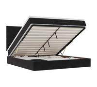 vidaXL Estructura de cama otomana colchones terciopelo negra 180x200cm, estructura de cama, estructura de cama otomana, estructura de cama con almacenamiento debajo de la cama