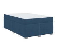 vidaXL Estructura de Cama Otro Azul 120 x 200 cm Tela