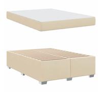 vidaXL Estructura de Cama Otro Crema 160 x 200 cm Tela