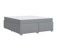 vidaXL Estructura de Cama Otro Gris Claro 180 x 200 cm Tela