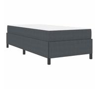 vidaXL Estructura de Cama Otro Gris Oscuro 100 x 200 cm Telas de Pana