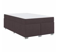 vidaXL Estructura de Cama Otro Marrón Oscuro 120 x 200 cm Tela