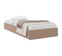 vidaXL Estructura de Cama Ottoman Capuchino 100 x 200 cm