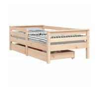 vidaXL Estructura de Cama para niños con cajones Madera Pino 70x140 cm