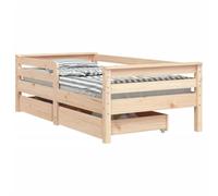 vidaXL Estructura de Cama para niños con cajones Madera Pino 70x140 cm
