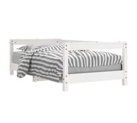 vidaXL Estructura de Cama para niños Madera de Pino Blanco 70x140 cm