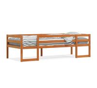 vidaXL Estructura de Cama para niños Madera de Pino marrón 90x190 cm, Cama Infantil, Cama para niños, Estructura de Cama para niños pequeños