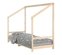 Vidaxl estructura de cama para niños madera maciza de pino 80x200 cm