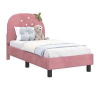vidaXL Estructura de Cama para niños pequeños con cabecera 70 x 140 cm