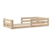 vidaXL Estructura de Cama sin colchón Madera Maciza de Pino 90x190 cm, Marco de Cama, Muebles de Dormitorio, somier, Marcos de Cama, Cama