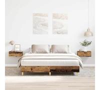 vidaXL Estructura de Cama sin colchón Madera Vieja 140x200 cm, Muebles de Dormitorio, Base de Cama, Cama Doble, Cama, armazón de Cama, Cama con palets