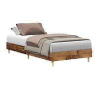 vidaXL Estructura de Cama sin colchón Madera Vieja 90x190 cm Madera
