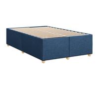 vidaXL Estructura de Cama sin colchón Tela Azul 120x190 cm