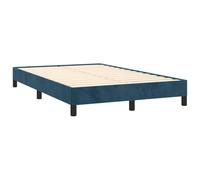 vidaXL Estructura de Cama sin colchón Terciopelo Azul Oscuro 120x200cm