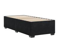 vidaXL Estructura de Cama sin colchón Terciopelo Negro 90x190 cm