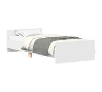 vidaXL Estructura de Cama Madera de ingeniería Blanca 100x200 cm