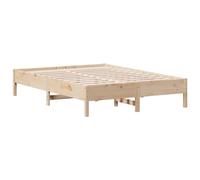 vidaXL Estructura de Cama, Somier de Listones de Invitados, Armazón de Cama, Mueble para Dormitorio, Madera Maciza de Pino 120x200 cm