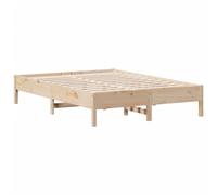 vidaXL Estructura de Cama, Somier de Listones de Invitados, Armazón de Cama, Mueble para Dormitorio, Madera Maciza de Pino 140x200 cm