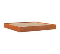 vidaXL Estructura de Cama, Somier de Listones de Invitados, Armazón de Cama, Mueble para Dormitorio, Madera Maciza de Pino Marrón Cera 180x200 cm