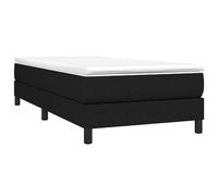 vidaXL Estructura de Cama, Somier Individual de Listones, Base de Cama Tapizada, Mueble para Dormitorio Hogar, Tela Gris Claro 100x200 cm