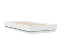 vidaXL Estructura de Cama, Somier para Colchón, Base de Cama de Invitados, Mueble para Dormitorio, Madera de Ingeniería Blanco 90x190 cm