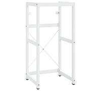 vidaXL Estructura de Lavabo Cuarto de Baño Soporte Aseo Lavamanos Inodoro Fregadero Almacenamiento Muebles de Hierro Blanco 40x38x31 cm