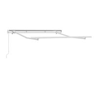 vidaXL Estructura del Toldo Manual 2,5 x 2 m Metal, Toldo Moderno para jardín y terraza, Rectangular retráctil, Duradero, solución Flexible de protección Solar