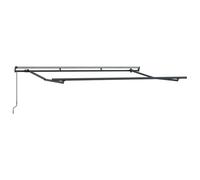 vidaXL Estructura del Toldo Manual Antracita 3,5 x 2 m Metal, Toldo Moderno para jardín y terraza, Rectangular retráctil, Duradero, solución Flexible de protección Solar