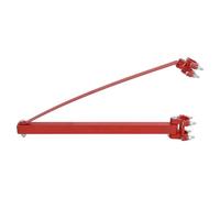 vidaXL Estructura para cabrestante/polipasto extensible con brazo giratorio 1000 kg